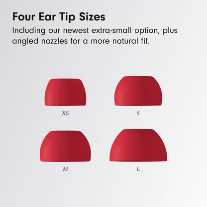 Beats Solo Buds - Wireless Bluetooth Earbuds | 18 Hours of Battery Life | Apple & Android Compatibility | Built-in Microphone - Transparent Red